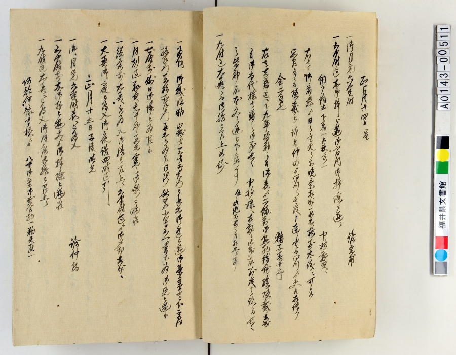「御側向頭取御用日記」（1）　21ページ