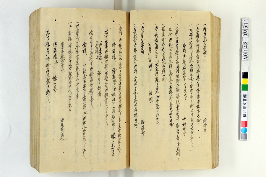 「御側向頭取御用日記」（1）51ページ