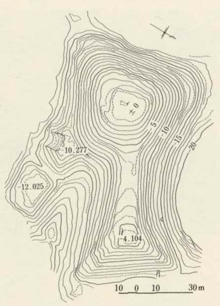 図18 手繰ケ城山古墳墳丘の実測図
