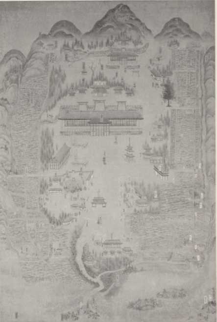 写真72　平泉寺境内古図