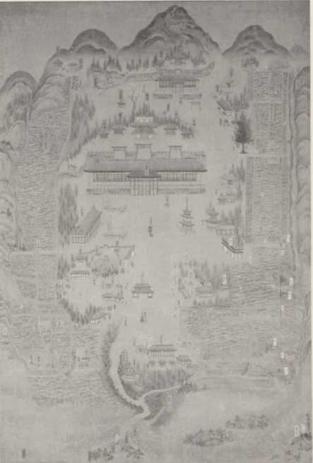 写真72 平泉寺境内古図