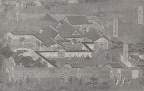 写真137 京都室町将軍邸(町田家本「洛中洛外図屏風」)