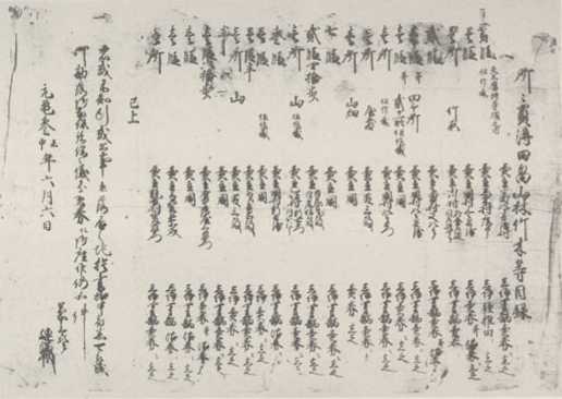 写真194 岩本連満所々買得目録(木下喜蔵家文書)