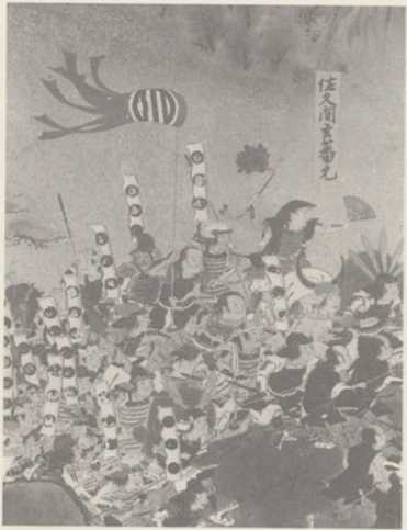 写真25 佐久間盛政(賤ケ嶽合戦図屏風)