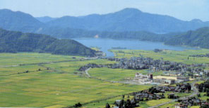 鳥浜貝塚遠景