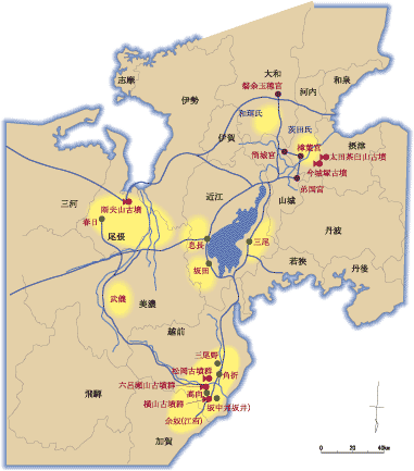 継体天皇関連地図