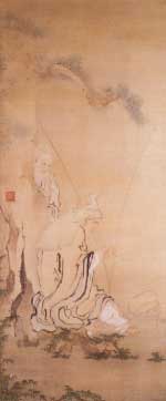 「龐居士(ほうこじ)図」