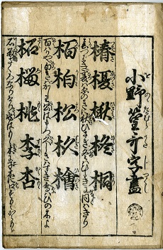1677年（延宝5） 『小野篁歌字尽』