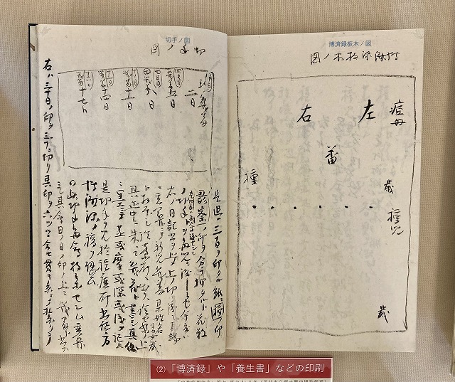 「博済録」や「養生書」などの印刷