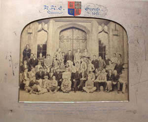 英国留学時の集合写真 1891年　Royal Agricultural College ,Cirencester蔵　熊澤恵里子氏提供