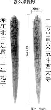 西大寺食堂院跡出土木簡2　読み