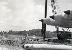 運動公園建設作業　1964年（昭和39）県広報写真61693　福井県文書館蔵