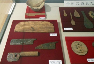 福井城下から出土した台所道具