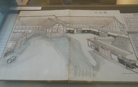 「福井城旧景」山下与平（写）　福井県立図書館貴重資料　福井県立図書館蔵