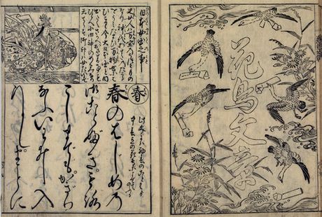 「万家重宝　女用花鳥文章」寺田与右衛門版 桜井市兵衛家文書