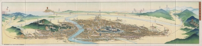 福井市鳥瞰図（軽）