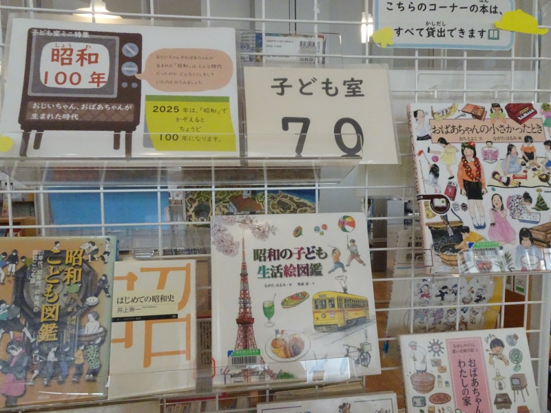 しょうわ100ねん 昭和100年 展示画像